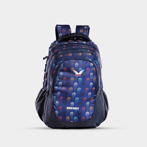 ENERGY Sparkburst Lightweight Backpack with Rain Cover 35 L Backpack Navy  Blue - Price in India | Flipkart.com