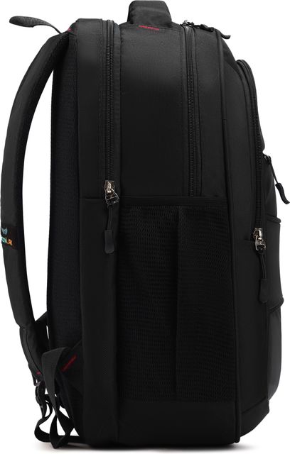 MOONLARK Large 35 L Laptop Backpack Modern Classic Collage Bag with Rain Cover & Smart Storage Design (Black) - Image 8