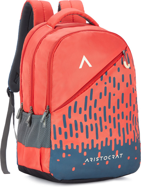 ARISTOCRAT Polyester 32L Epic Backpack Red For Men Women 32 L
