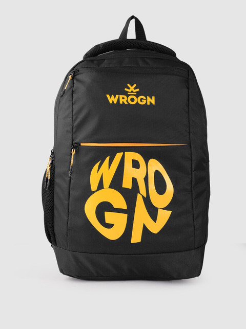 WROGN 14 Inch Laptop Backpack 23 L Backpack Black - Price in India |  Flipkart.com
