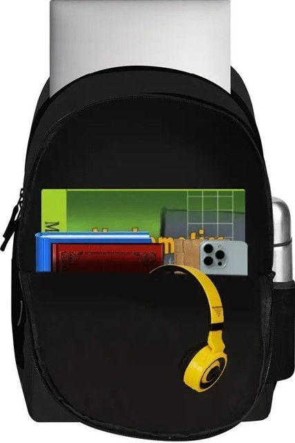 PlayCraft Unisex Spacy Laptop bag 27 L Laptop Backpack Grey, Black