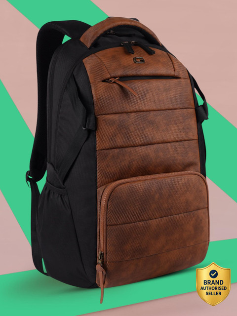 backpack with laptop compartment india Buy Nexa Bag Black Online at Best Price in – Walkaroo Footwear Iris Backpack | Beige |
