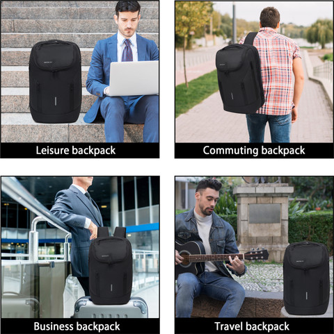 WESLEY Rover Pro Series Smart Anti-Theft Laptop Backpack With USB-A C  Type Charging 30 L Laptop Backpack