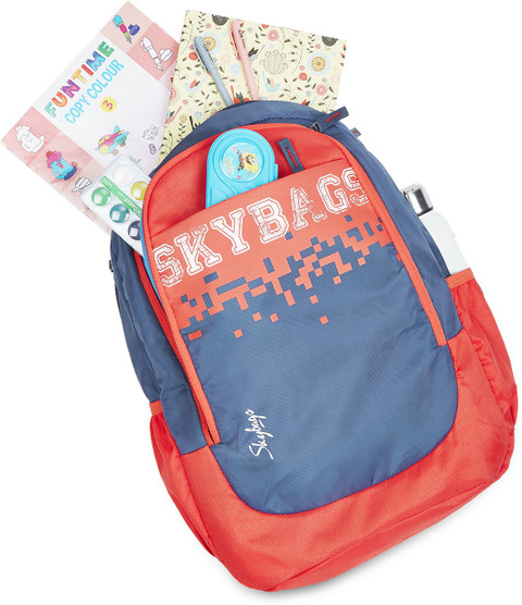 SKYBAGS Polyester28L Bff Backpack Red 28 L Backpack Red Price