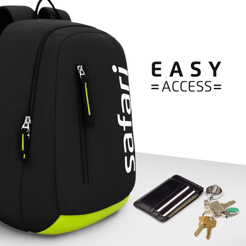 SAFARI JERSEY 26 L Medium Backpack Black Price in India