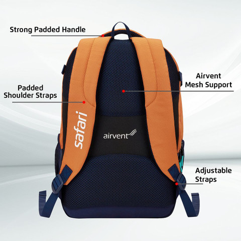 SAFARI Expand 13 43 L Laptop Backpack Rust Price in India