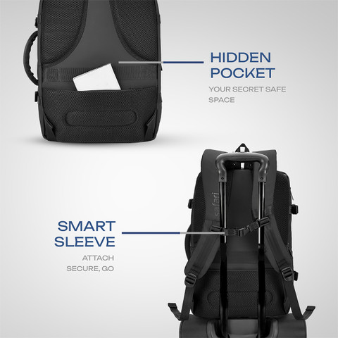 SAFARI Beyond 28 L Laptop Backpack Black Price in India