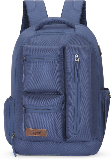 SKYBAGS LAPTOP BACKPACK (E) NAVY 25 L Laptop Backpack Navy Blue