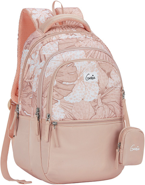 Genie DONNA 27 L Backpack Beige Price in India