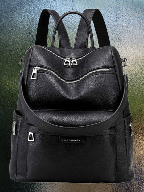 Spinsell Stylish Women's Leather Backpack Casual Shoulder Bag for Everyday  Use 18 L Backpack