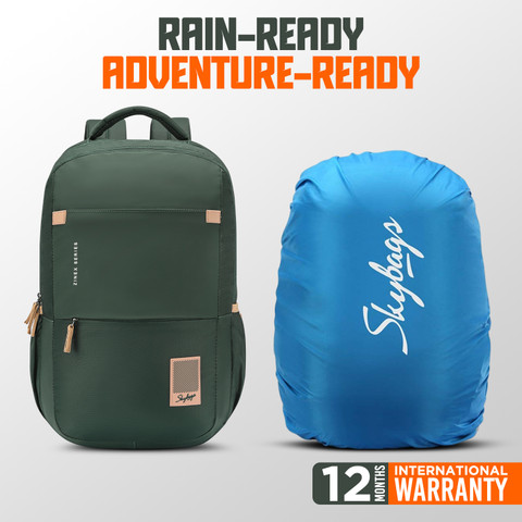 SKYBAGS Zinex 30 L Laptop Backpack Dark Olive Price in India