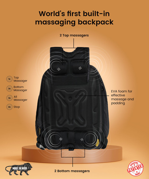 EUME GenX 26 L Massager Backpack with Built-in Massager Fit Upto