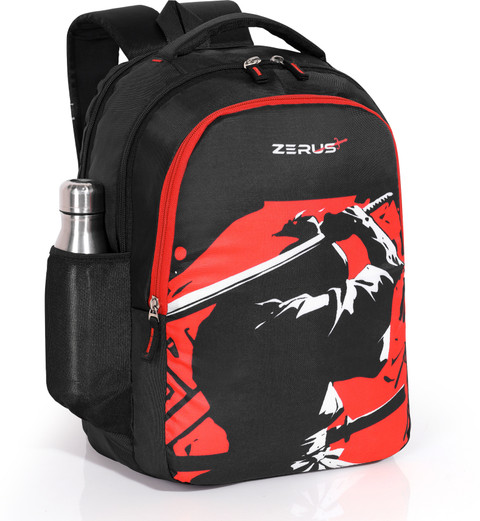 bach ZERUS Ninja Samurai Print Backpack for School College Office
