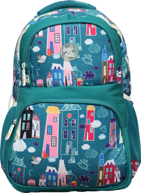 Baby Girl korean style school bag for kids |Green Color Bag 35 L Backpack