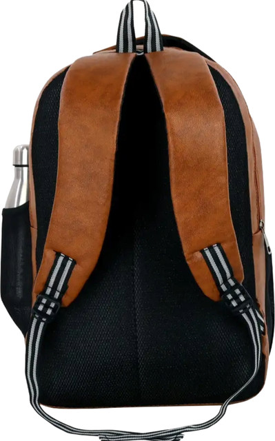 Afco Bags 40L PU Leather Laptop Backpack Large School/College