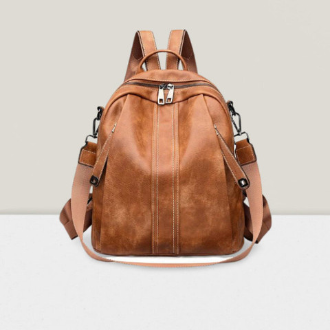 TrueArch Women Leather Convertible Shoulder Bag Ladies Anti theft Satchel  Sling Travel 25 L Backpack