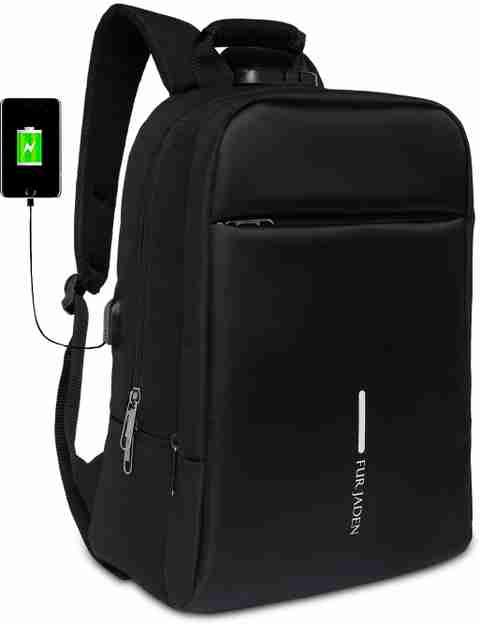 FUR JADEN Anti Theft Number Lock 15.6 Inch Laptop Backpack with