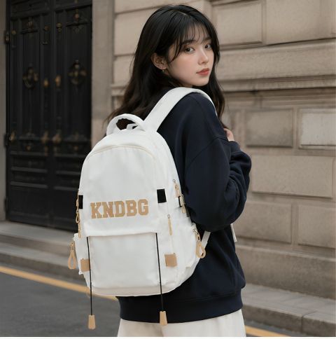 arisen 40L Korean Style Laptop Backpack (White) - Image 3