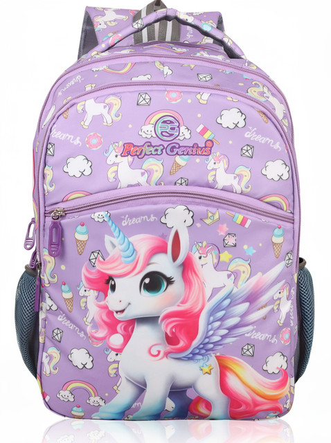 PERFECT GENIUS FunBuddy School Bag   Lightweight, Durable Stylish