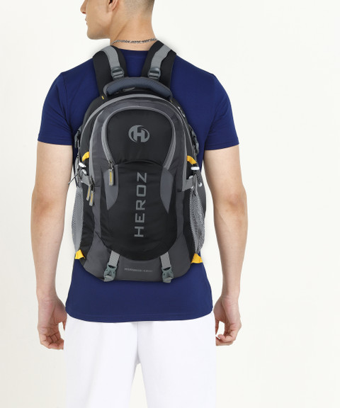 HEROZ HAMMER 45 L Laptop Backpack Black - Price in India