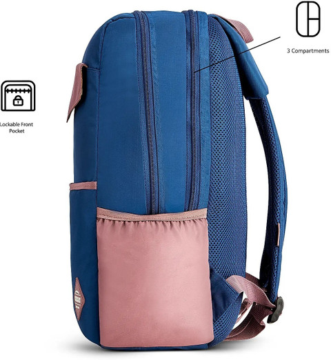 american tourister p plus 02 37 l laptop backpack AMERICAN TOURISTER Pixie 02 Casual Backpack 18 L Laptop Backpack Blue -  Price in India