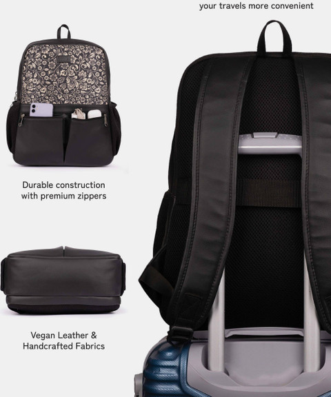 ZOUK FloMotif Office L Laptop Backpack FloMotif Price in