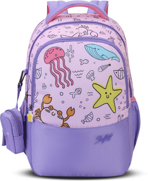 SKYBAGS RUBY 02 SCHOOL BACKPACK PURPLE 18 L Backpack Purple