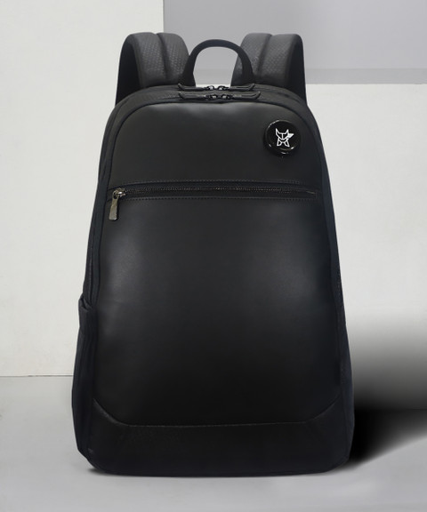Arctic Fox Zinc Black 27 L Laptop Backpack Black - Price in India