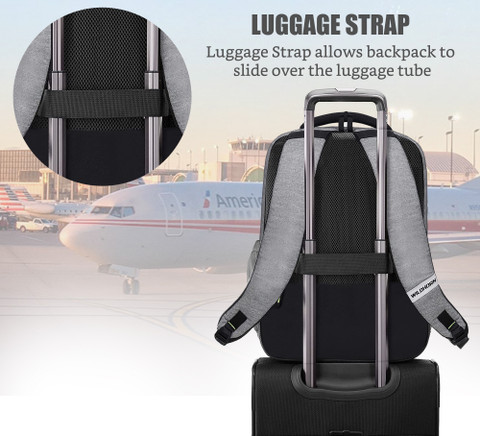 WILDHORN Laptop Backpack for Men Women 31 L Laptop Backpack Grey