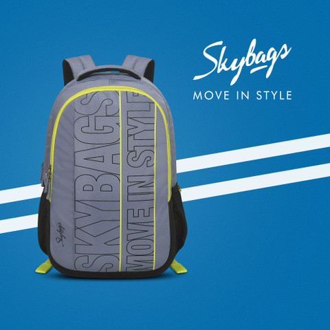 SKYBAGS Graf Plus 02   22 L Laptop Backpack Grey Price in India