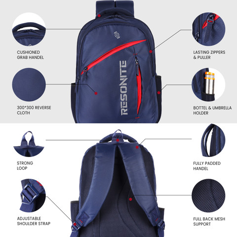 Resonite SLEEK Bag for men Backpack for Men/Women 15.6" Laptop Bag Office Travel College 32 L Laptop Backpack Blue - Price in India | Flipkart.com Resonite SLEEK Bag for men Backpack for Men/Women 15.6" Laptop Bag Office Travel College 32 L Laptop Backpack Blue - Price in India | Flipkart.com