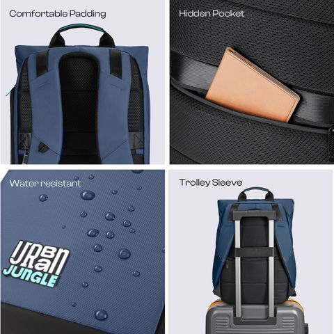 Urban Jungle Intern 25 L Laptop Backpack Blue - Price in India ...