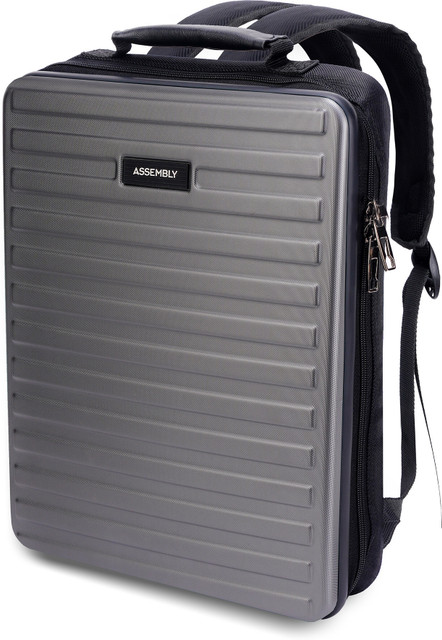 Assembly Hard Shell Unisex Sleek Bag with Padded Compartment 12 L Laptop  Backpack Grey - Price in India | Flipkart.com