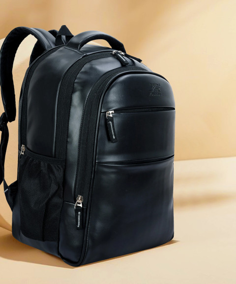 jir fashion Vegan Leather Travel College Office Bag Backpack 40 L