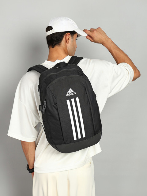 Adidas Classic Adidas Black And White Casual Backpack Casual