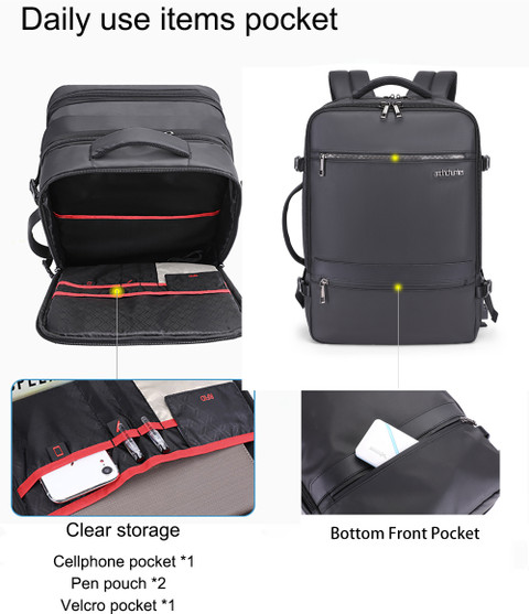 AH Arctic Hunter B00350 35 L Laptop Backpack Black Price in