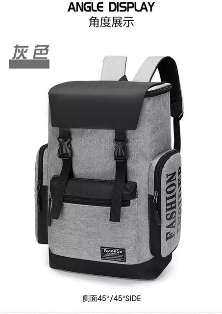 BANQLYN Korean-Style Fashionable Casual Travel College Fashion Large  Capacity Backpack L Backpack