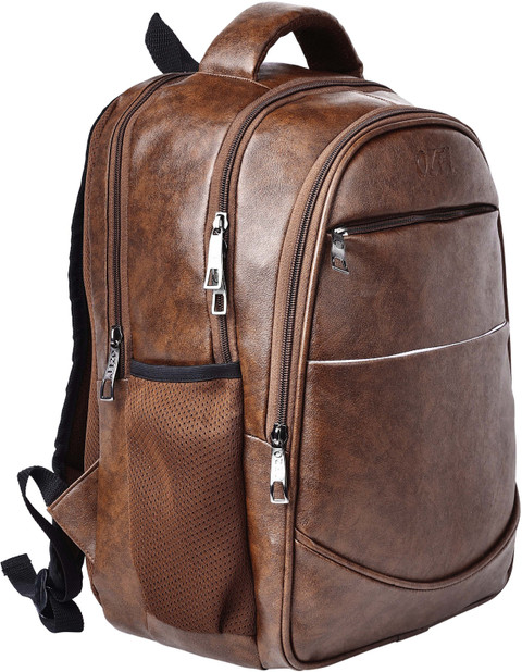 ozel bag PU Leather Backpack Office/college/School/Travel Bag for