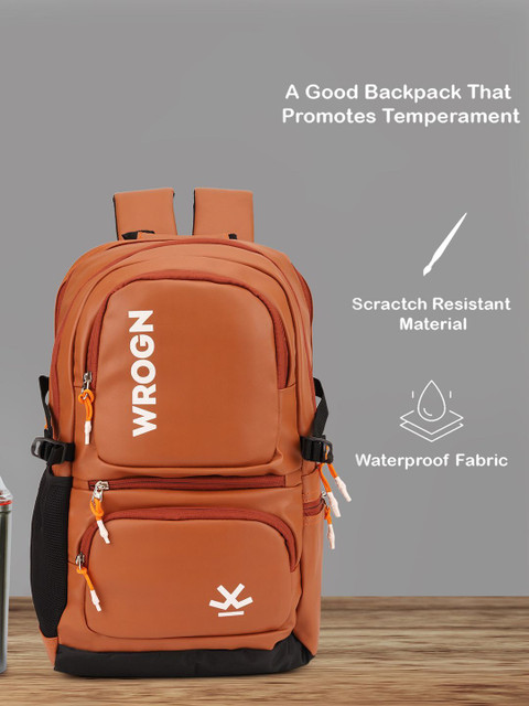 WROGN Unisex Bag with rain cover Office/School/College/BusinessC