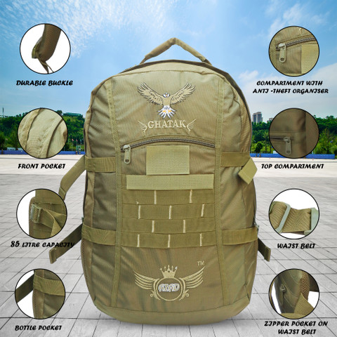 バッグ ミリタリー military AZAD Army Backpack for casual with extra space 85 L Backpack Mehdi