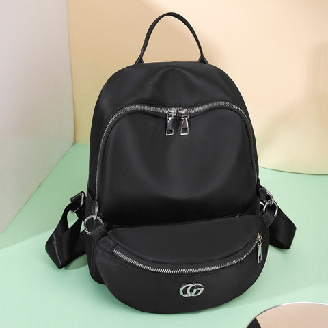 WANQLYN Women's Fashion Backpacks L Backpack Black Price in