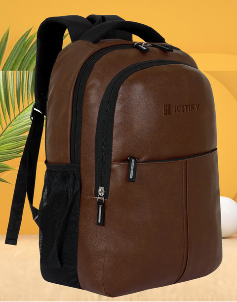 Airwin Leather Backpacks Unisex Bags Office/School/College