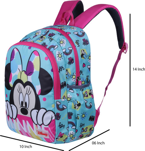 DISNEY Minnie Mouse School Bag For Girls AZ909 14 L Backpack