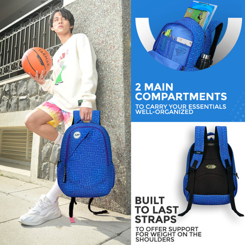 SKYBAGS TANGO 02 SCHOOL BACKPACK BLUE 28 L Backpack