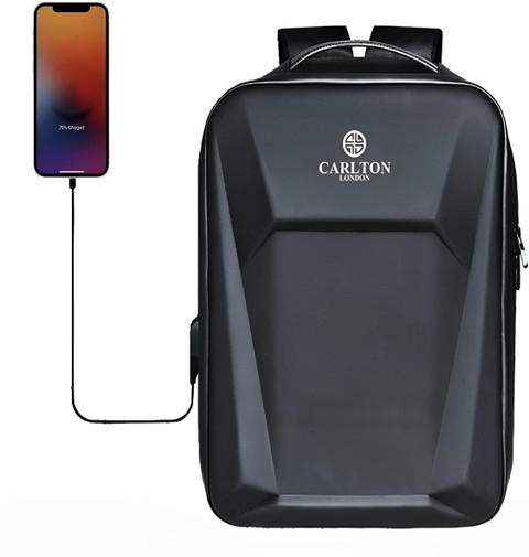 CARLTON LONDON Multipurpose Hardshell expandable Bag with USB PORT