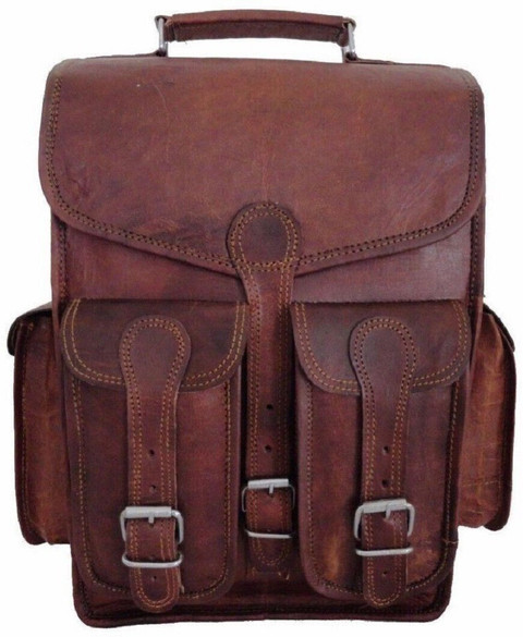 Anshika International Vintage Handmade Brown Leather Backpack & Shoulder Bag 13 L Backpack brown - Price in India | Flipkart.com Anshika International Vintage Handmade Brown Leather Backpack & Shoulder Bag 13 L Backpack brown - Price in India | Flipkart.com