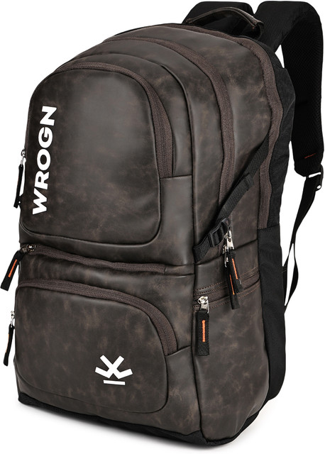 WROGN BP/REXINE/1500/BROWN CRUSH-35L 35 L Backpack BROWN CRUSH