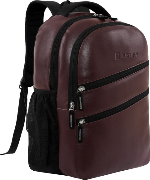 HouseOfCommon VINTAGE Classic Faux Leather Travel Backpack College Backpack  for Men and Women 28 L Laptop Backpack