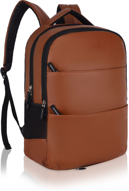 jettik Classic Leather Laptop Bag For Men and Women with Anti