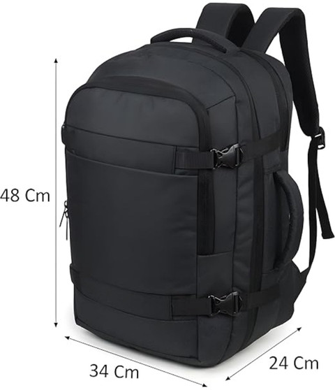 TechyBee Travel Backpack with Suitcase-Style Opening Cabin Size  Convertible Luggage 45 L Laptop Backpack